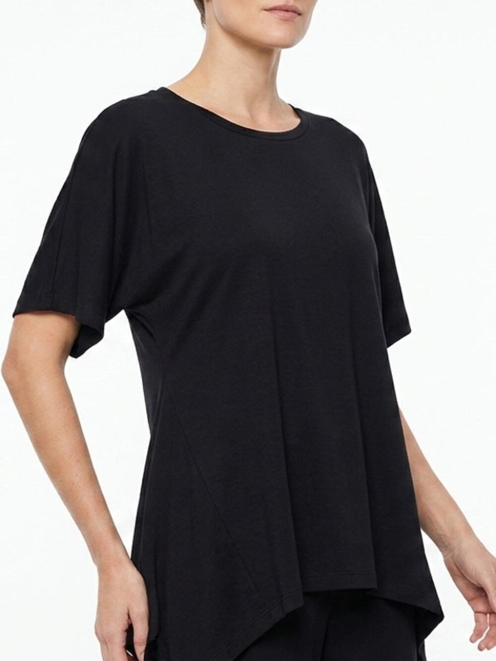 Cris Barros Black Lightweight Top Women Size P/S